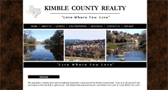 Desktop Screenshot of kimblecountyrealty.com